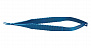 Микроиглодержатель изогнутый с плоской ручкой, кончик 0,2 мм, общ. длина 150 мм